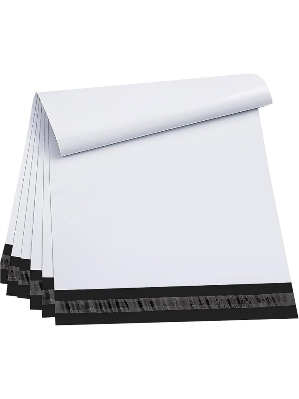 Large White Poly Mailers 14.5x19 | 100PC Durable Shipping Bags for Clothing